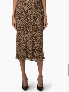 Express Leopard Print Midi Skirt in Tan and Brown Size XS